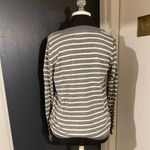 ASOS 💜 Blendshe Sweater via Striped gray Sweater with Sparkle Trim Photo 4