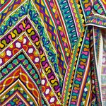 Trina Turk  Peruvian Stripe Kimono Swimsuit batwing spring Cover-Up Dress small Photo 5