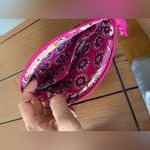 Vera Bradley Zip Wristlet Wallet Clutch Very Berry Paisley Pink Green Purple Photo 5