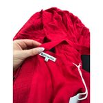 Reformation Celestia Cherry Red Midi Dress Smocked Bodice Ruffle Hem Size 8 NWT Photo 10