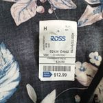 Magnolia Black Floral Mini Dress Orange Size M Photo 3