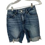 Good American 90s Icon High Waist Bermuda Shorts Style GNICO235T Size 26 NWT Photo 3