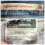 Levi's Levi’s Jeans 720 High Rise Waisted Super Skinny Ankle Women’s Size 26 Photo 5
