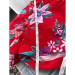 Old Navy  Floral Everyday Shorts‎ Red Tropical Print Casual Size 10 Photo 3