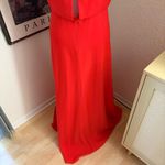 Jill Stuart JILL Iva Crepe Maxi Dress In Red Size 8 Formal Photo 6