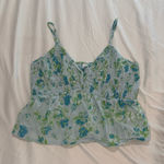 BP Floral Smocked Free People Tank Top Photo 0