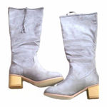 Journee Collection Sanora Women’s Mid-Calf Boots Size 6.5 Gray Faux Suede Photo 0