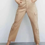 ZARA double cargo pants cream size XS Photo 0