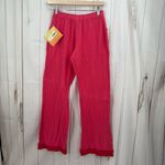 Cottonways Women’s 1 Eddie Guava Gauze Pants LagenLook Minimalist New Pink Size M Photo 5