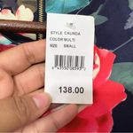 Kaya & Sloane Calinda Floral Fit & Flare Dress Size S NWT – Bold Garden Print Blue Photo 3