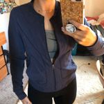 Athleta Navy Blue Workout Jacket Photo 0