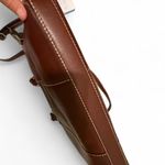 Fossil Vintage 2000s  Dark Brown Leather Brief Case Shoulder Bag Purse Photo 5