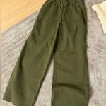 Solid & Striped solid and a striped green olive pant Photo 3