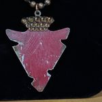 Southwestern arrowhead and cross pendant ball chain necklaces. Silver Photo 3