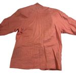 Counterparts Linen Blazer Coral Pink Button Front Career Jacket Size 8* Photo 5