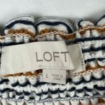 Loft Ann Taylor Puff Sleeve Square Neck Smocked Stretchy Knit Crop Top Boho L Photo 5