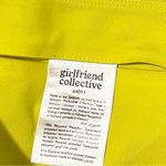 Girlfriend Collective Girlfriend‎ Collective Size Small High Rise Bike Shorts Neon Yellow Running Photo 4