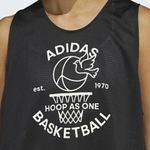 Adidas NWT  Basketball SELECT JERSEY TANK TOP Black Large Photo 5