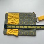 Etsy Custom Bye Nina Purse Clutch Pouch Wallet PolkaDots Ruffle Yellow Grey Photo 4