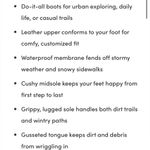 FORSAKE OUTDOOR HIKING WALKING SNEAKER BOOT STYLE WATERPROOF LEATHER SUEDE 10 Black Photo 2