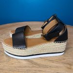 See By Chloe  Glyn Platform Sandals Women's Size 10 Black Suede Espadrille Photo 2