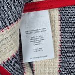 CAbi 5094 Cruise Striped Blazer Jacket 6 Navy Cream Red Gold Buttons Photo 4