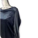 Notations Petite Velvet Sparkle Cardigan Layered Blouse | Size MP | Black Evenin Photo 3