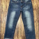Wrangler Cowgirl Up by  27 Cropped Rolled NWT Stitched Design Pockets Jeans Photo 0