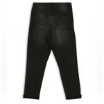 No Boundaries  Womens Curvy Cropped Jeans Size 15 Juniors Black Distressed New Photo 1