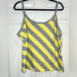 Ashley Stewart VTG -  yellow/gray striped tank - Size 18/20 Photo 3