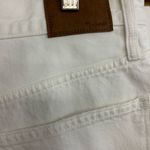 Madewell Baggy Straight White Jeans size 30 Distressed Raw Hem NWT Photo 5