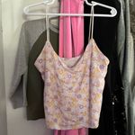 PacSun  Floral Crop Tank Top size Small Photo 2