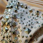 Jovani ORIGINAL HANDMADE PINK&SILVER STUDDED RHINESTONES COUTURE LINE Photo 12