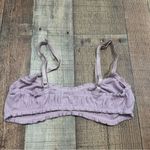 Free People Intimately Mauve Rib Ruched Bralette Size M Adjustable Straps Bra Purple Size M Photo 3