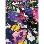 Lauren Ralph Lauren Navy Floral Lined Skirt and Ruffle Top Set Size 16 Photo 2