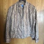Leopard Print Women's Dress Jacket Brown Size 12 Photo 0