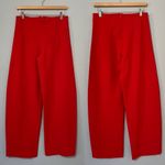 ZARA  New Bloggers Fav Red Low‎ Rise Formal Pants Limited Studio Edition Size M Photo 5