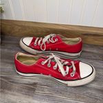 Converse  All Star Unisex Red Lace Up Low Top Punk Sneaker Shoe Mens 5 Womens 7 Photo 5