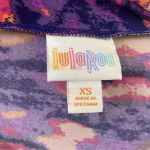 LuLaRoe Pink & Purple Tie Dye Boho Chic Hippie Maxi Skirt Dress Size XS Photo 2