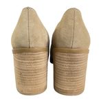 Joie  Wevenly Suede Slip On Loafer Style Shoe 7.5 Pump Heel Block Heel Neutral Photo 7