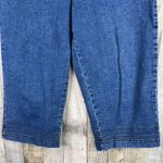 Lee At The Waist Size 8 Petite Denim Capri with Worn Distressed Areas Photo 3