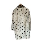 Burberry ANIMAL-PRINT COTTON-TWILL TRENCH COAT IN WHITE,BLACK,BROWN Size Photo 8