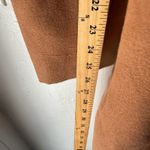 Ontwefth Tan Brown Belted‎ Coat Womens Size S Puffy Sleeves Lined Long Preppy Photo 3