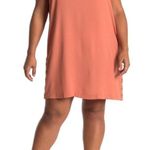 Madewell Side Button Easy Dress Sweet Dahlia NWT Photo 3