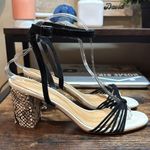 Gibson Latimer  Cordelia Black and white snake print heels size 8 Photo 0