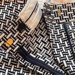 Tory Burch Blue and White Patterned Trousers Photo 4