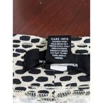 Who What Wear  Black Print Stretch Pants Size 8 Black and Cream Ankle Pants Photo 5