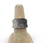 Vintage JCM Brass, Malaysia Crystal, Vintage Designer JCM Beautiful Crystal White Photo 1