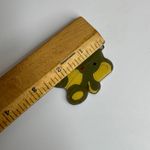 Vintage Enamel Elephant Charm Pendant Taiwan Metal Green Photo 5