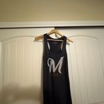 Milwaukee Brewers Dress Medium Dark Blue Sleeveless Majestic Threads Midi Photo 1